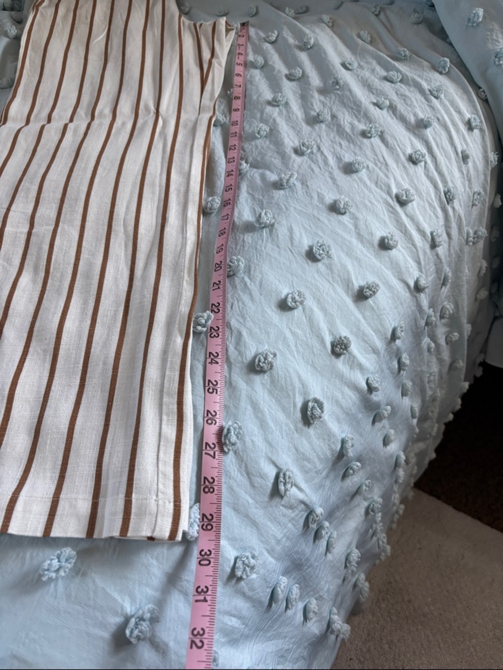 Lounge Wear Wide-Leg Pants in Cream and Brown - Picture 6 of 11